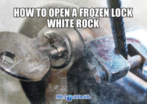 HOW TO OPEN FROZEN LOCK WHITE ROCK